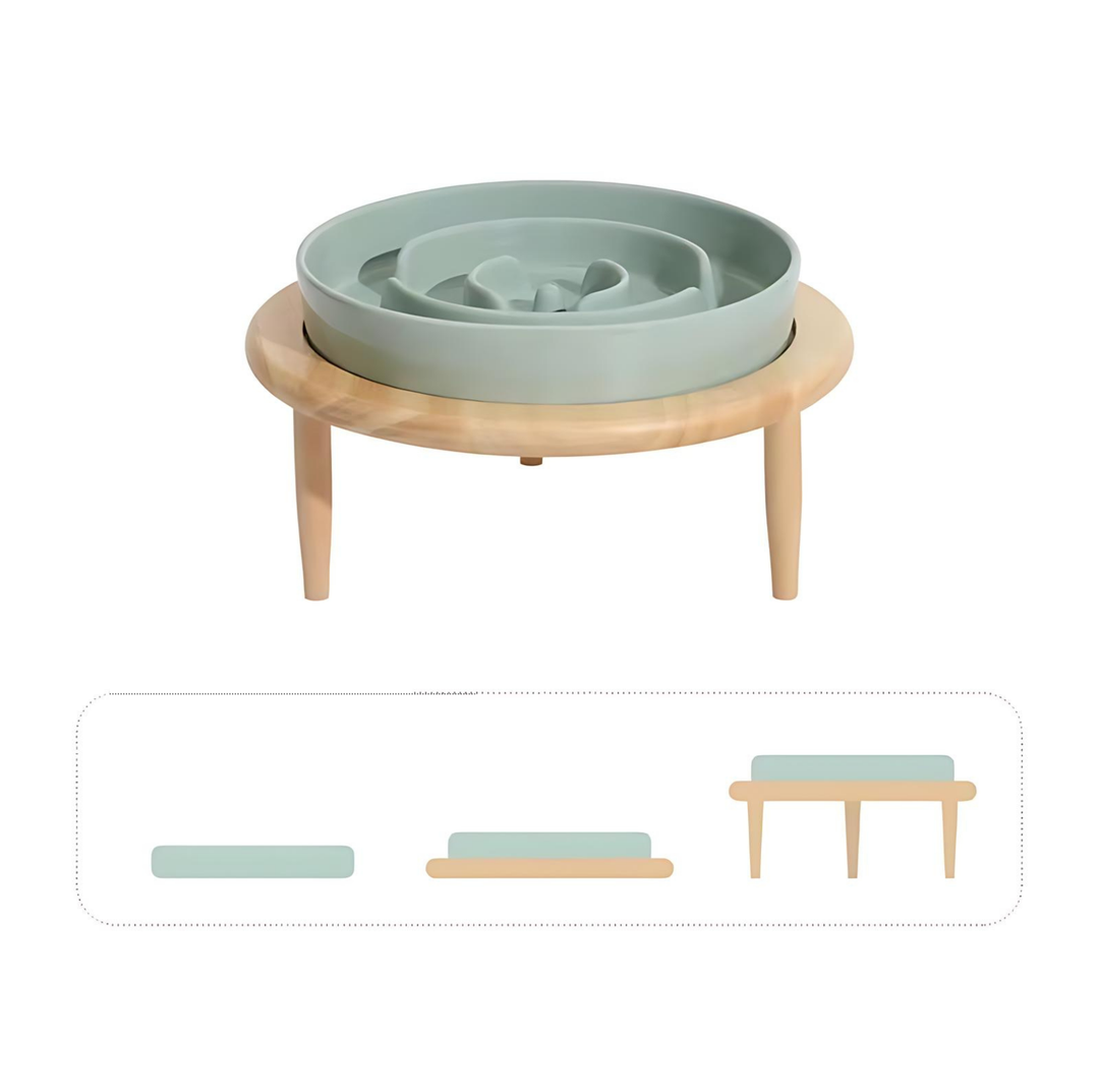Skanto | SlowCeramic - Elegant Håndlaget Fôrskål for Kjæledyr