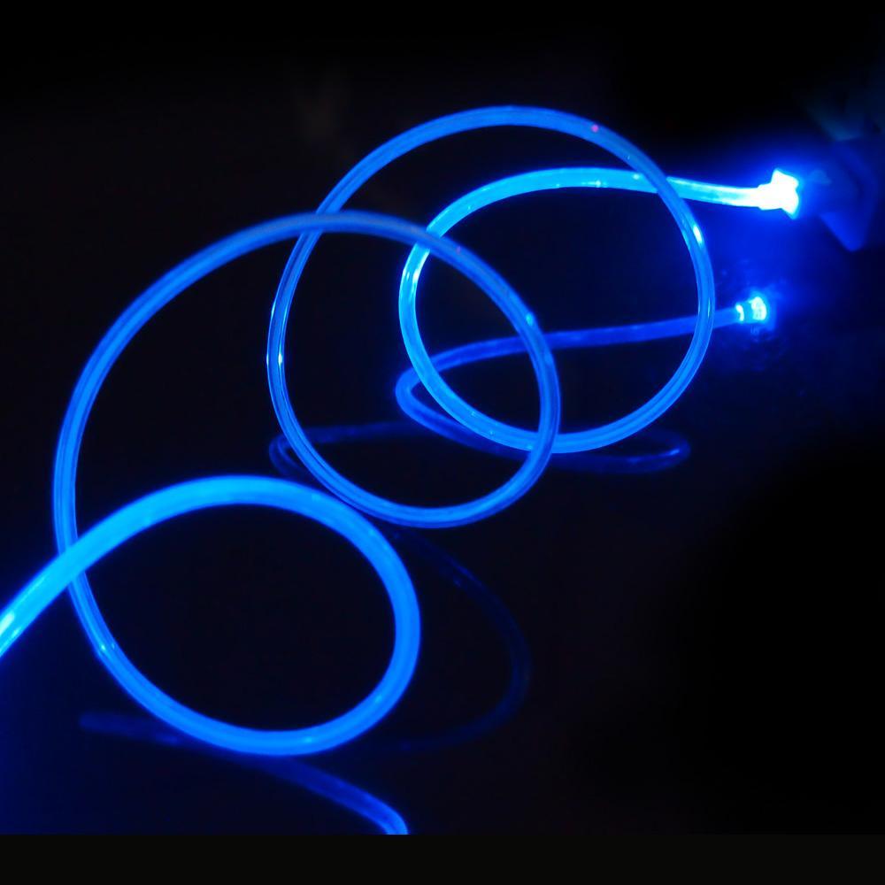 Skanto | LED USB-kabel - LED Flytende Synlig Lys Opp Luminescent Smart Lading