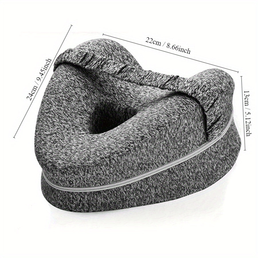 Ergonomisk knestøtte for side-sovende – Støttende minneskum med Washae-cover