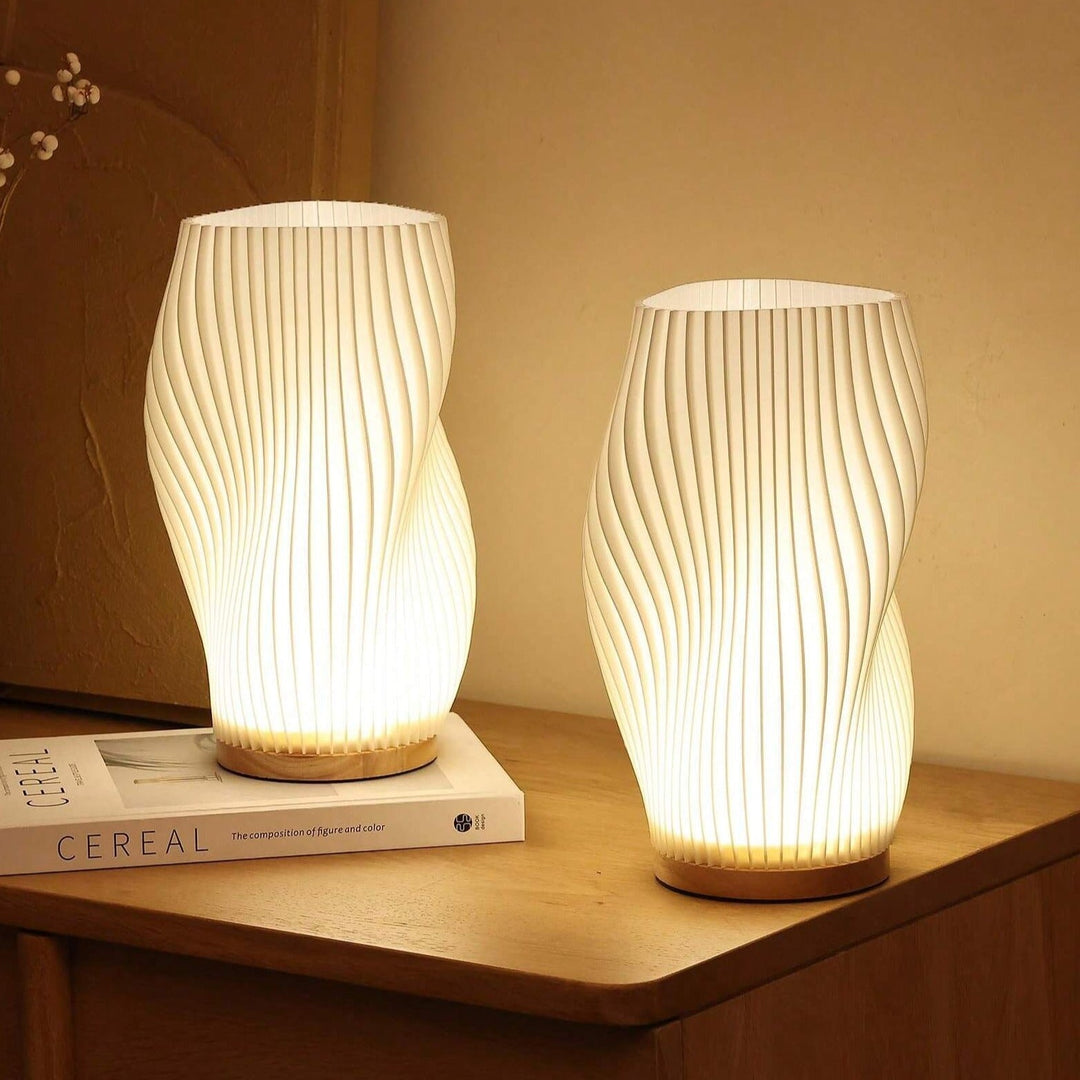 Bølgete Ambient Lampe - Sofia | Skanto