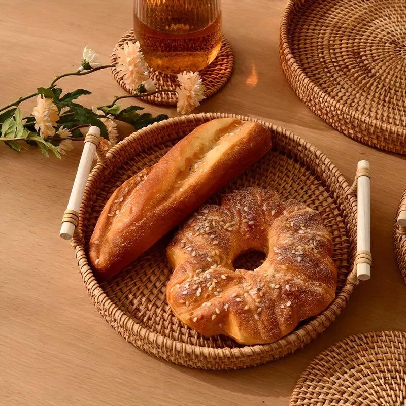 Skanto | EcoRiva - Vevd Rattan Serveringsbrett