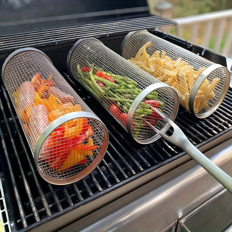 Skanto | Grillkurver for jevn grilling av grønnsaker og kjøtt uten å feste