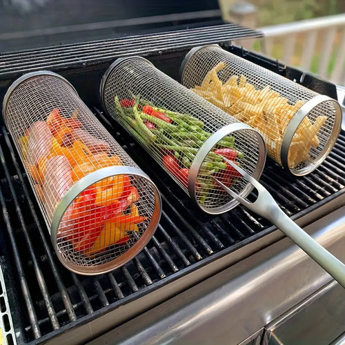 Skanto | Grillkurver for jevn grilling av grønnsaker og kjøtt uten å feste