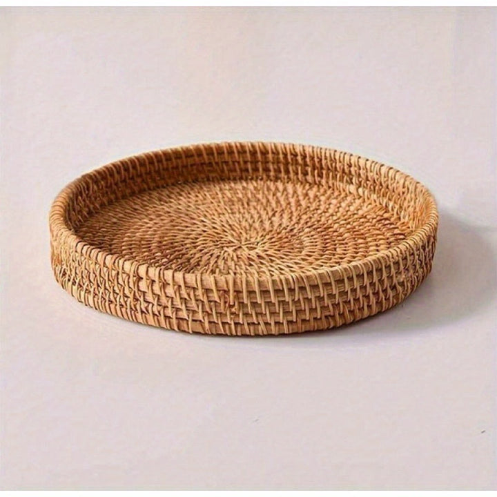 RattanCharm - Elegant Håndlaget Rattan Serveringsbolle Skanto