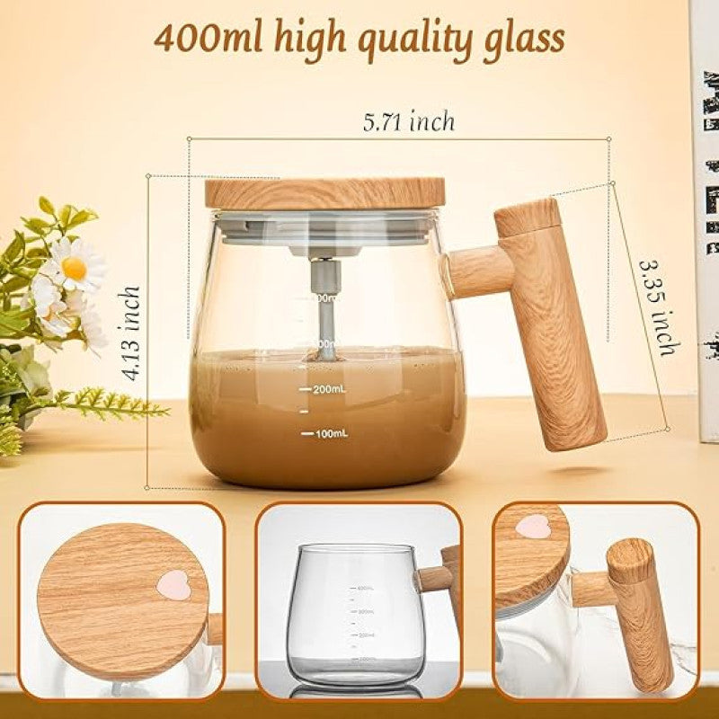 400ml Elektrisk Miksekrus, Automatisk Bærbar Glasskopp Blender Bolle
