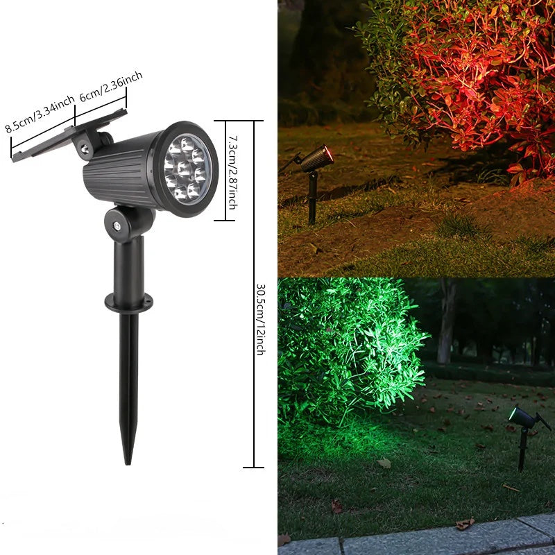 Skanto | Solcelledrevet Atlas Spotlights - Utendørs Hagebelysning Spotlights