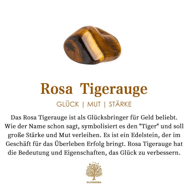 Orion-Spirituelle Halskette mit Tigerauge og Lapislazuli – Rosenkranz für Männer
