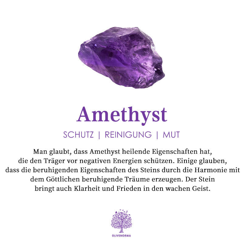 Skanto | Minimalistisk Ametyst & Zirkonia Ring - Nova