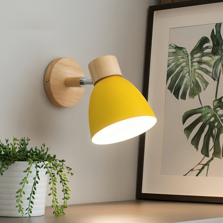 Minimalistisk skandinavisk vegglampe – nordisk design for soverom og stue | LED-belysning | Skanto