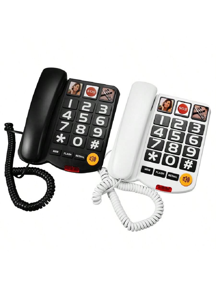 Skanto | Kablet hjemmetelefon for eldre – Stilren, enkel og holdbar