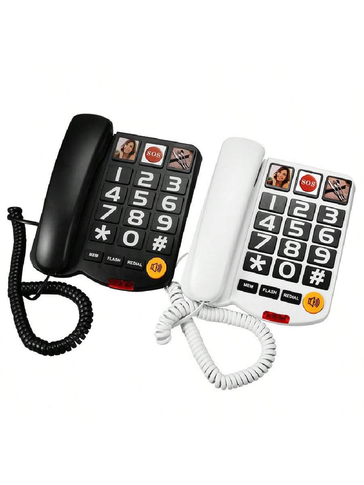 Skanto | Kablet hjemmetelefon for eldre – Stilren, enkel og holdbar