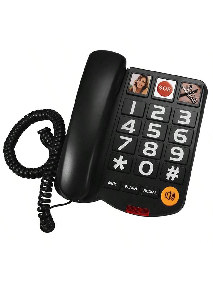 Skanto | Kablet hjemmetelefon for eldre – Stilren, enkel og holdbar