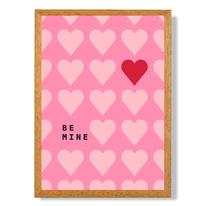 Vær mine hjerter ramme kunsttrykk