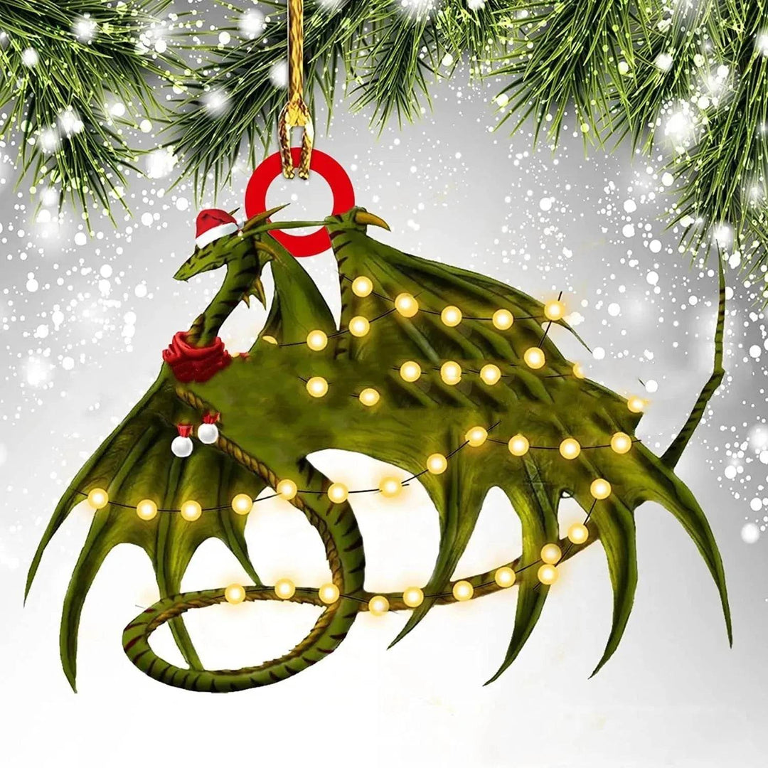 Skanto | Dinosaur Drageegg Juledekorasjoner Pendant Akryl