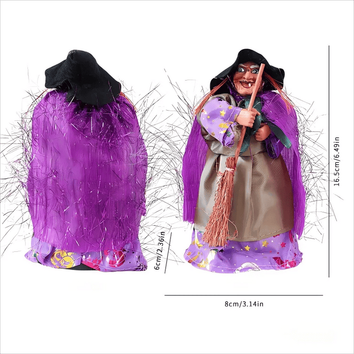 Skanto | Halloween heks dukke statue dekorasjon skrivebord