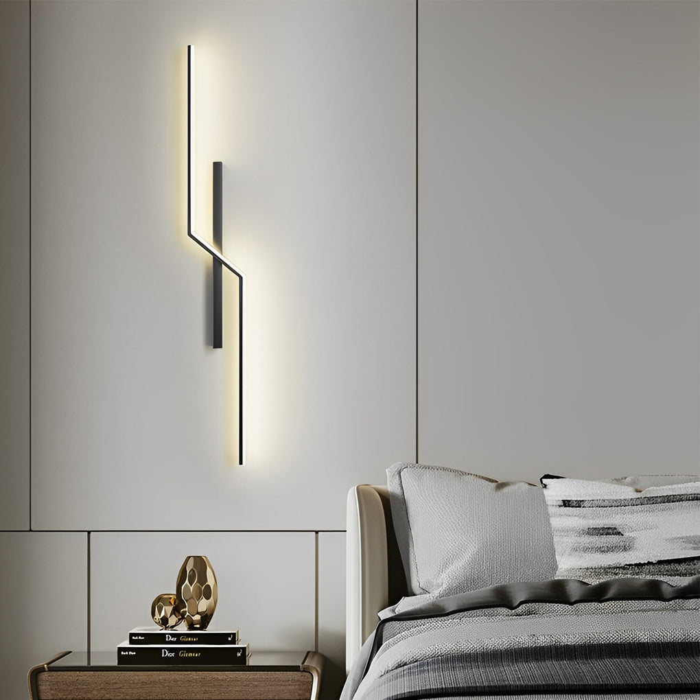 Skanto | Linjer Kreativ LED Moderne Minimalistisk Vegglampe Dekorative Vegglamper Belysning