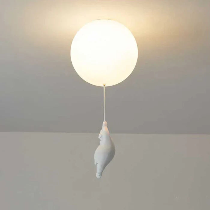 Skanto | Barnas Taklampe med Bamse og Ballong - CloudBear
