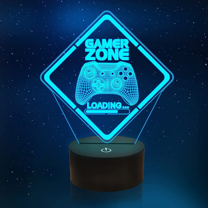 Gamer 3D LED-lamper | Skanto
