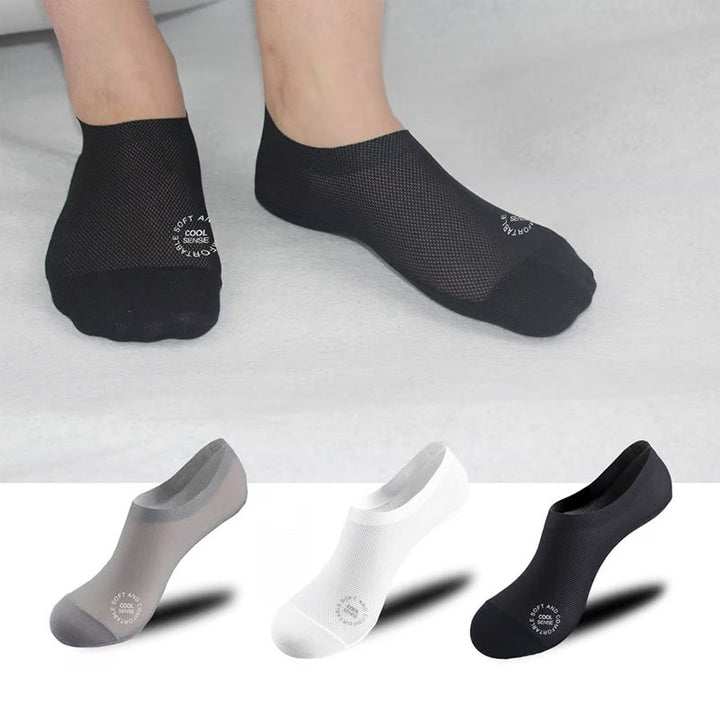 Skanto | Ultra-tynne fôr non-slip usynlige sokker