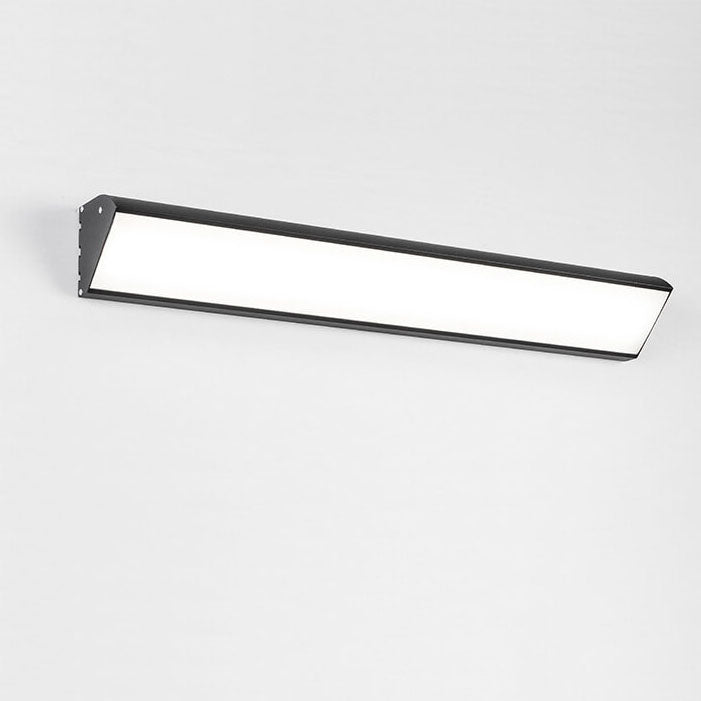 Moderne, lang LED-vegglampe for utendørs bruk, laget av aluminium og akryl, vanntett, med lang stang, for utendørs bruk