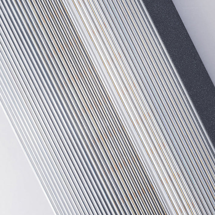 Moderne Minimalistisk Vanntett Rektangulær Rustfritt Stål Akryl LED Vegglygte Lampe For Utendørs Patio | Skanto