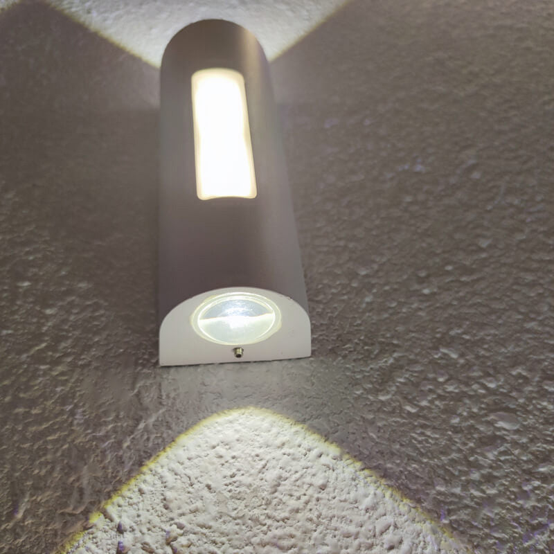 Moderne Minimalistisk Sylinderformet Design LED Utendørs Dekorativ Vegglampe | Skanto