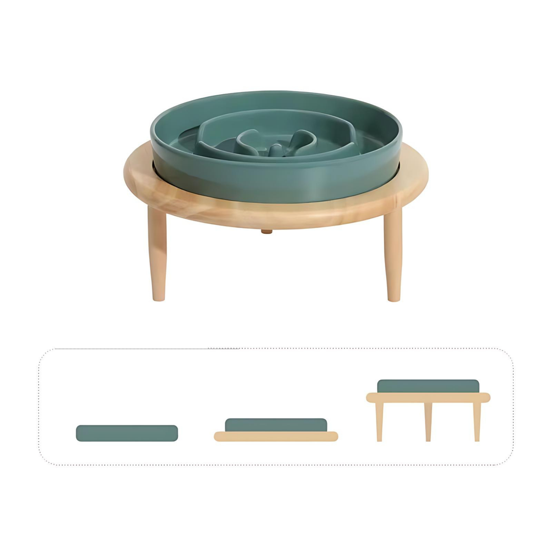 Skanto | SlowCeramic - Elegant Håndlaget Fôrskål for Kjæledyr