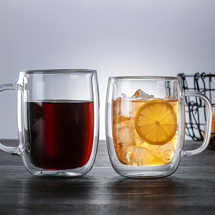ThermoSip Dobbeltvegget Glasskrus – Borosilikatglass, Varmeresistent & Elegant | Skanto