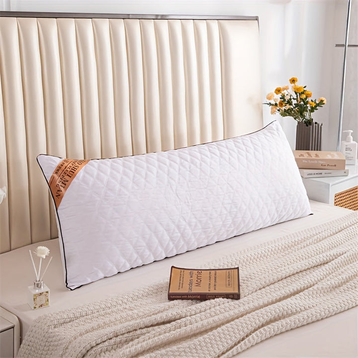 LuxurySoft – Ekstra lang, hypoallergensk pute for rygg- og sideleiere, myk og pustende, maskinvaskbar