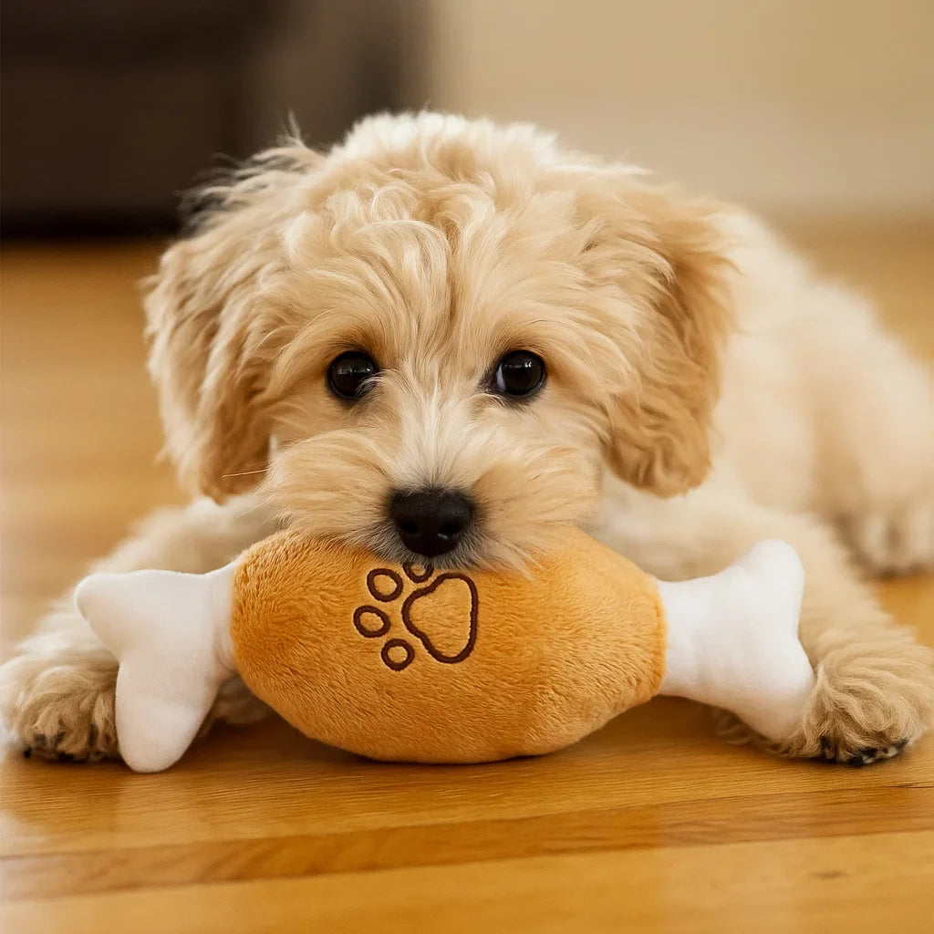 Skanto | Hundelek Plush Squeaky Chew Dyr