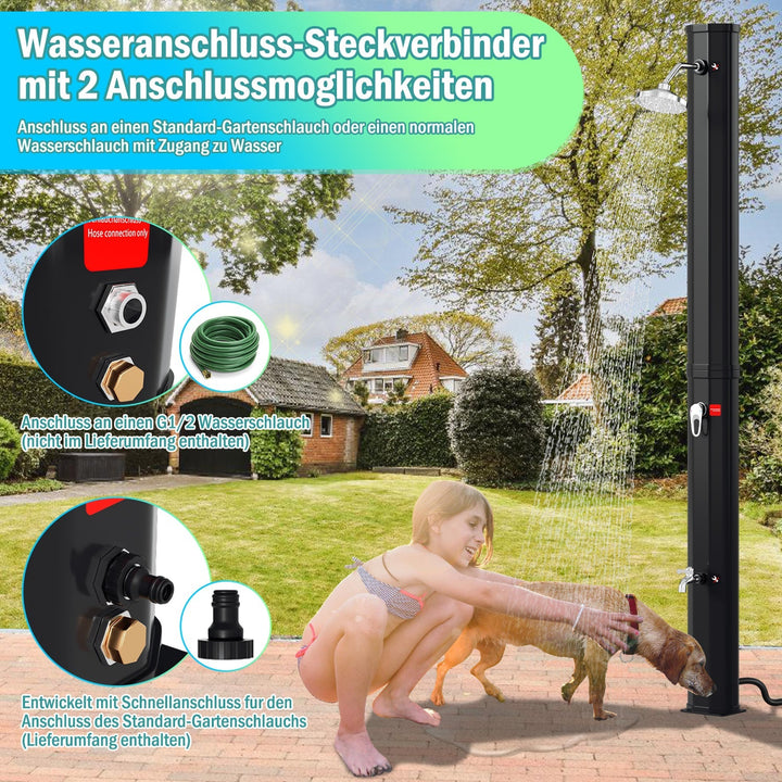 Solardusj 35L hagedusj inkl. beskyttelsesdeksel | Skanto
