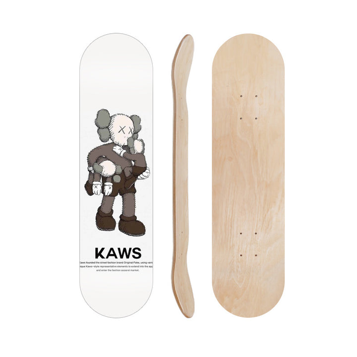 Tegneserieinspirert skate dekk Skanto