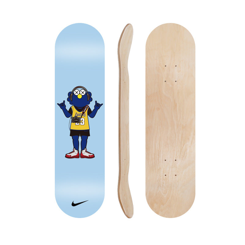 Tegneserieinspirert skate dekk Skanto