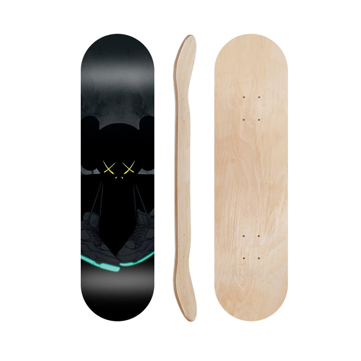 Tegneserieinspirert skate dekk Skanto