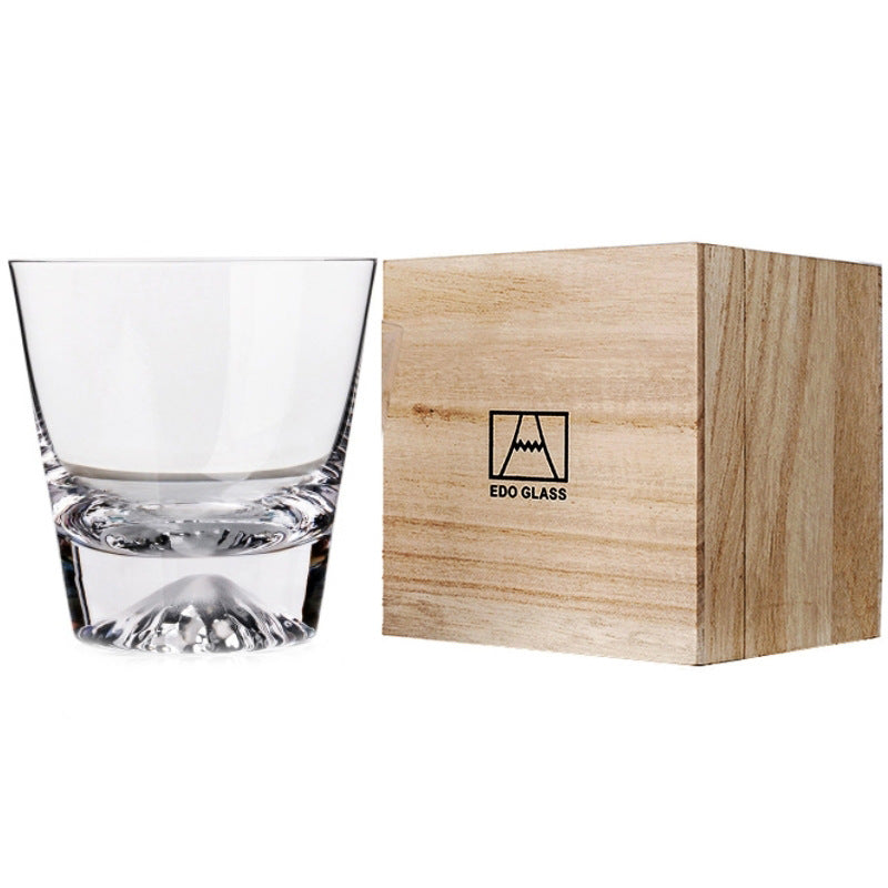 Japanske Mount Fuji Whisky Glass Set (Snow Peak Edition) | Skanto