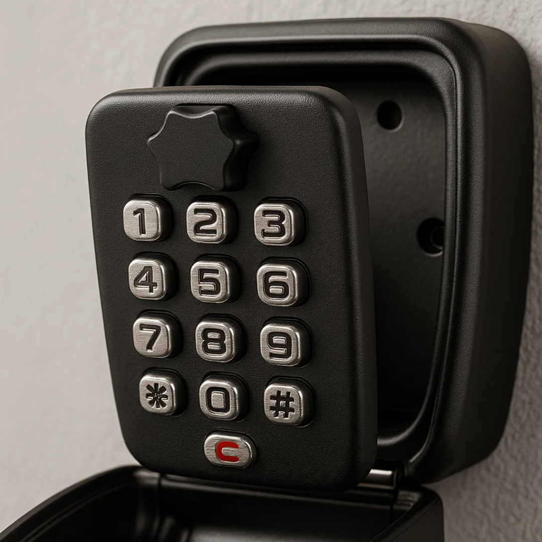 KeyGuard Utendørs Safe – Værbestandig Veggmontert Nøkkelboks | Skanto