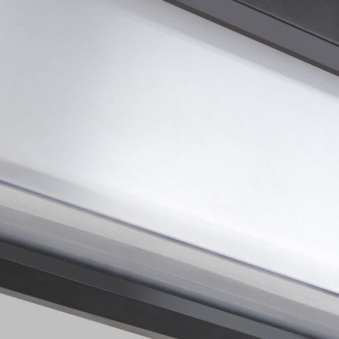 Rektangulær solcelledrevet PC LED-vegglampe for uteplassen