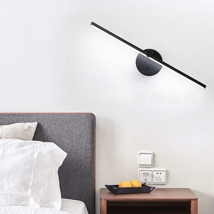 Skanto | Nordisk Minimalist Aluminium Lang Stangbryter LED Speil Vegglampe