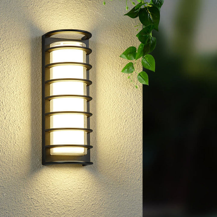 Modern utendørs søyle vanntett LED hagevegglampe | Skanto