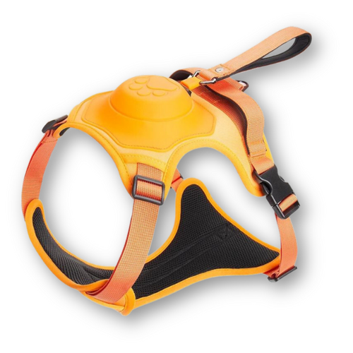 FlexiHarness – Komfortabel 2-i-1 hundesele med bånd Skanto
