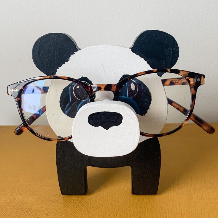 Skanto | 🦉Brillestativ i tre med dyr👓
