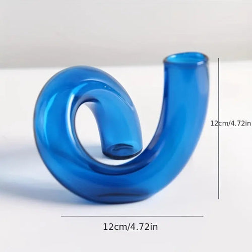 Skanto | TimelessGlow - Pedestal Glass Vase