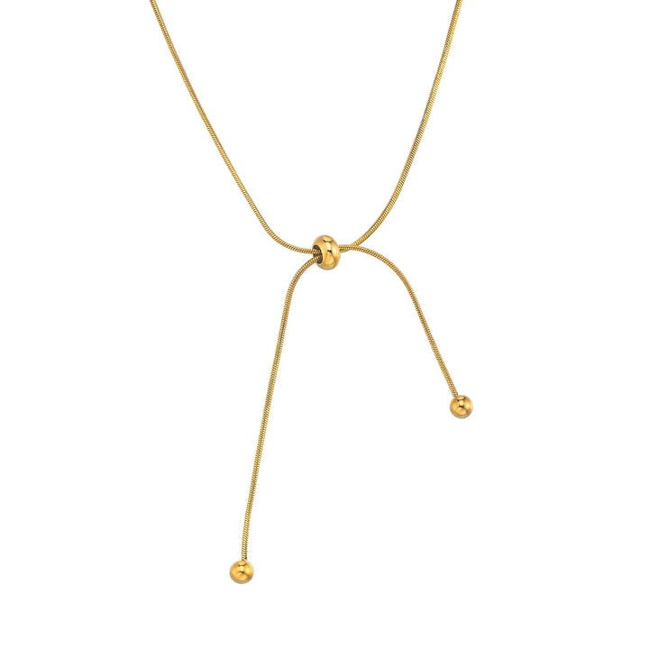 Skanto | 18k Justerbar Frynse Slangesmykke