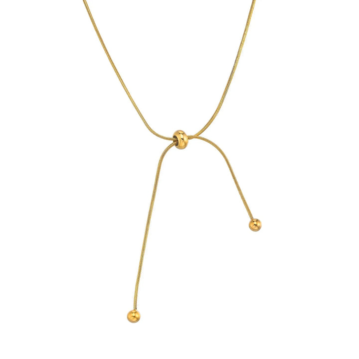 Skanto | 18k justerbar dusk slange halskjede
