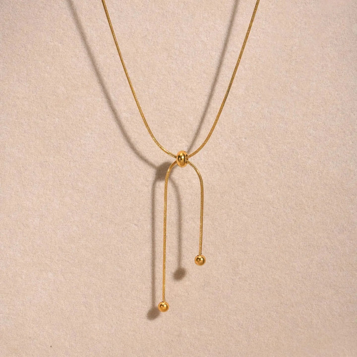 Skanto | 18k Justerbar Frynse Slangesmykke