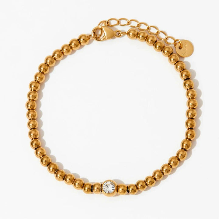 Skanto | 18k Perlede Diamant Senter Halssmykke og Armbånd