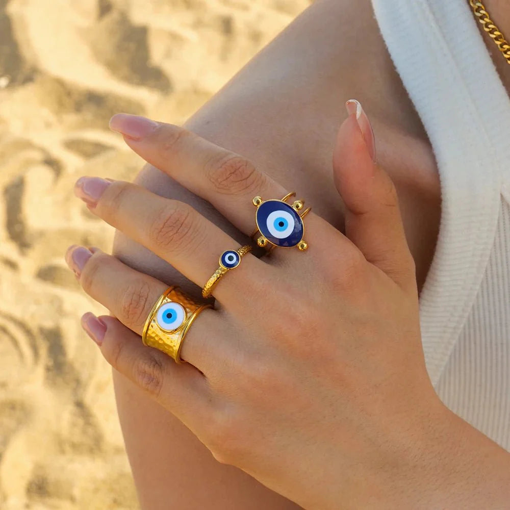 Skanto | 18k Bohemsk Ondt Blikk Ringer