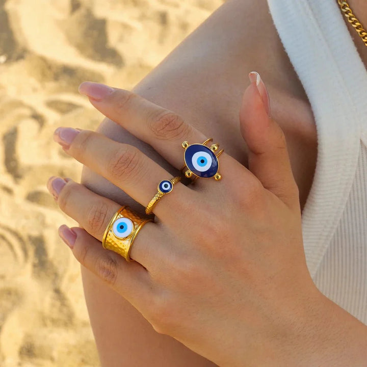 Skanto | 18k Bohemsk Ondt Blikk Ringer