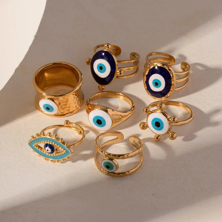 Skanto | 18k Bohemsk Ondt Blikk Ringer