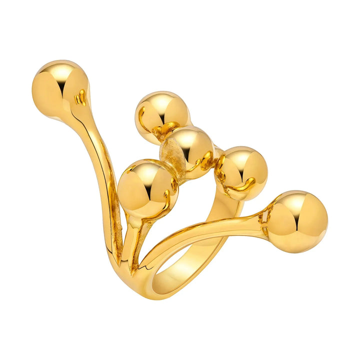 Skanto | 18k Bold Laget Kule Wrap Ring